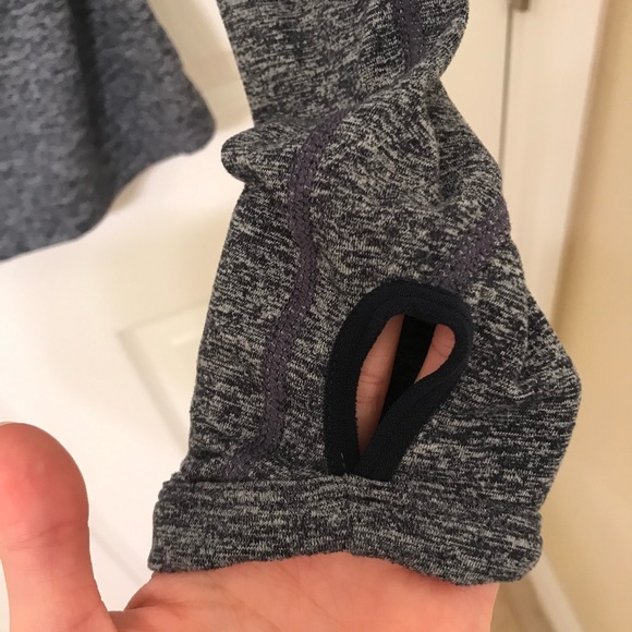 Nike Running Dri Fit Blue Heather Quarterzip Jacket - Picture 6 of 7